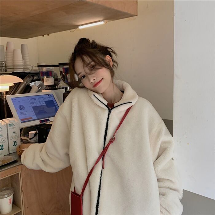 オータムウィンタールーズカラージッパージャケット ロング 秋物 冬物 モンロー27969138799