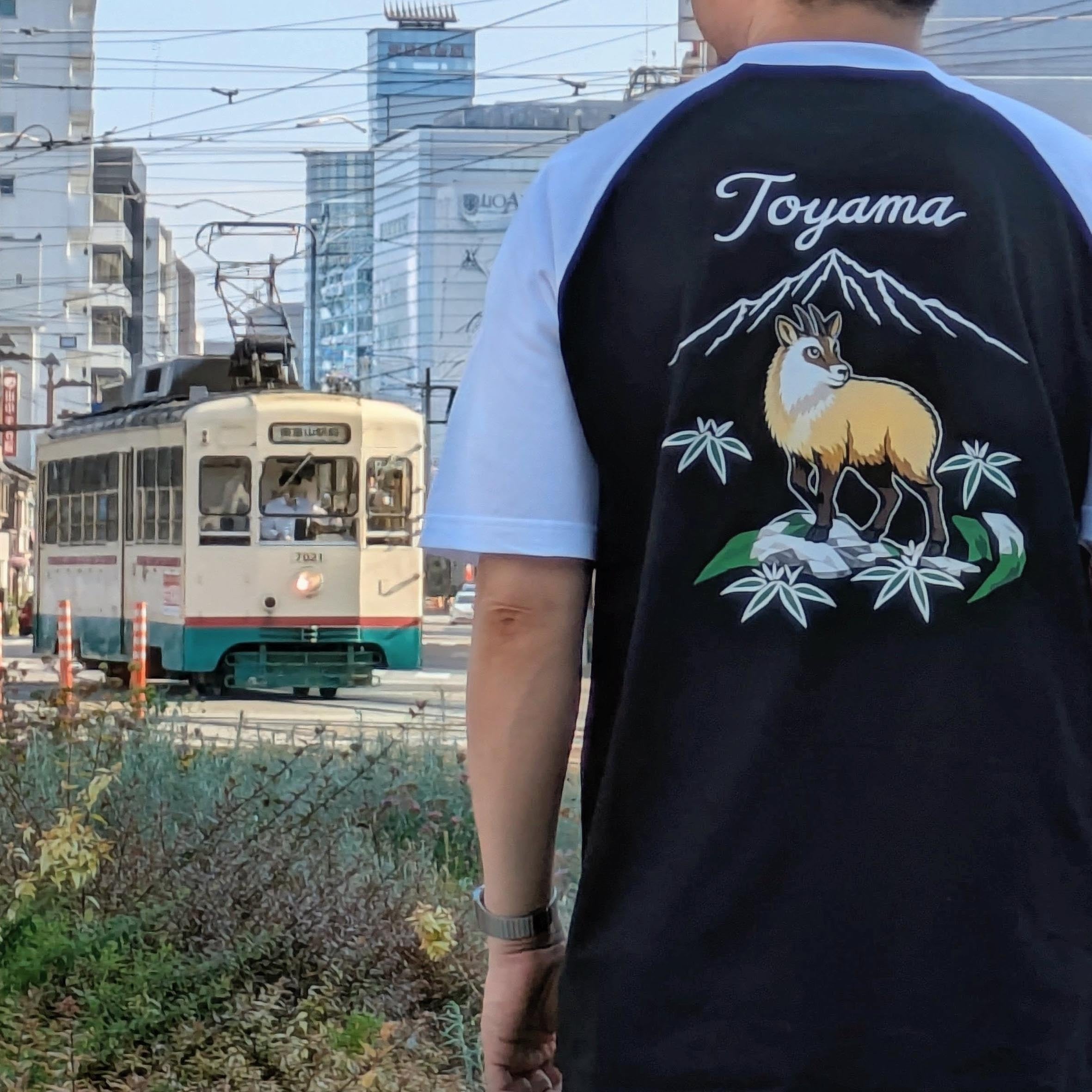 【富山県】トヤジャン Tシャツ "SEROW"【スカジャン風】