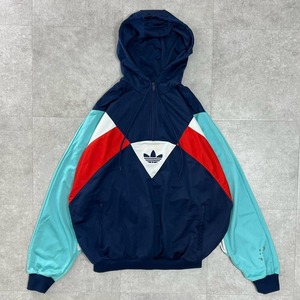 アディダス　トラックジャケット　90s ユーロ規格　ビンテージ　フーディ