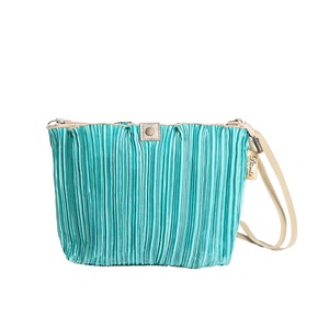 カラフルプリーツ2WAYショルダーバッグ(DSP-S861)#167ピーコックグリーン