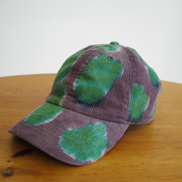 TIE DYE CORDUROY BASEBALL CAP / タイダイ コーデュロイ ベースボールキャップ《Gray》