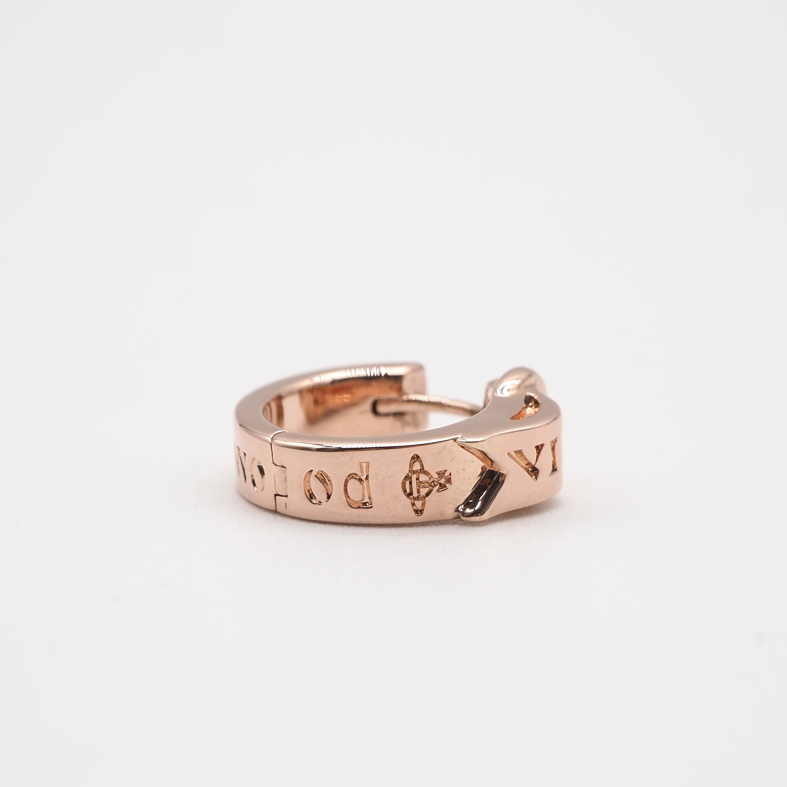 Vivienne Westwood BOBBY フープピアス ピンクゴールド ヴィヴィアン