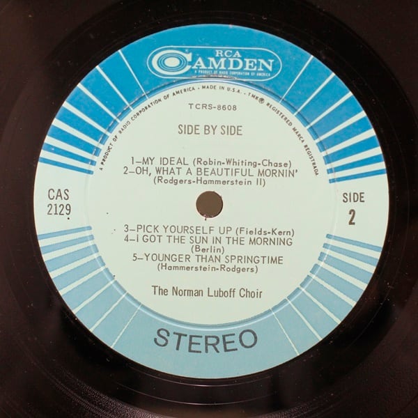 Norman Luboff Choir / Side By Side [CAS-2129] - 画像4