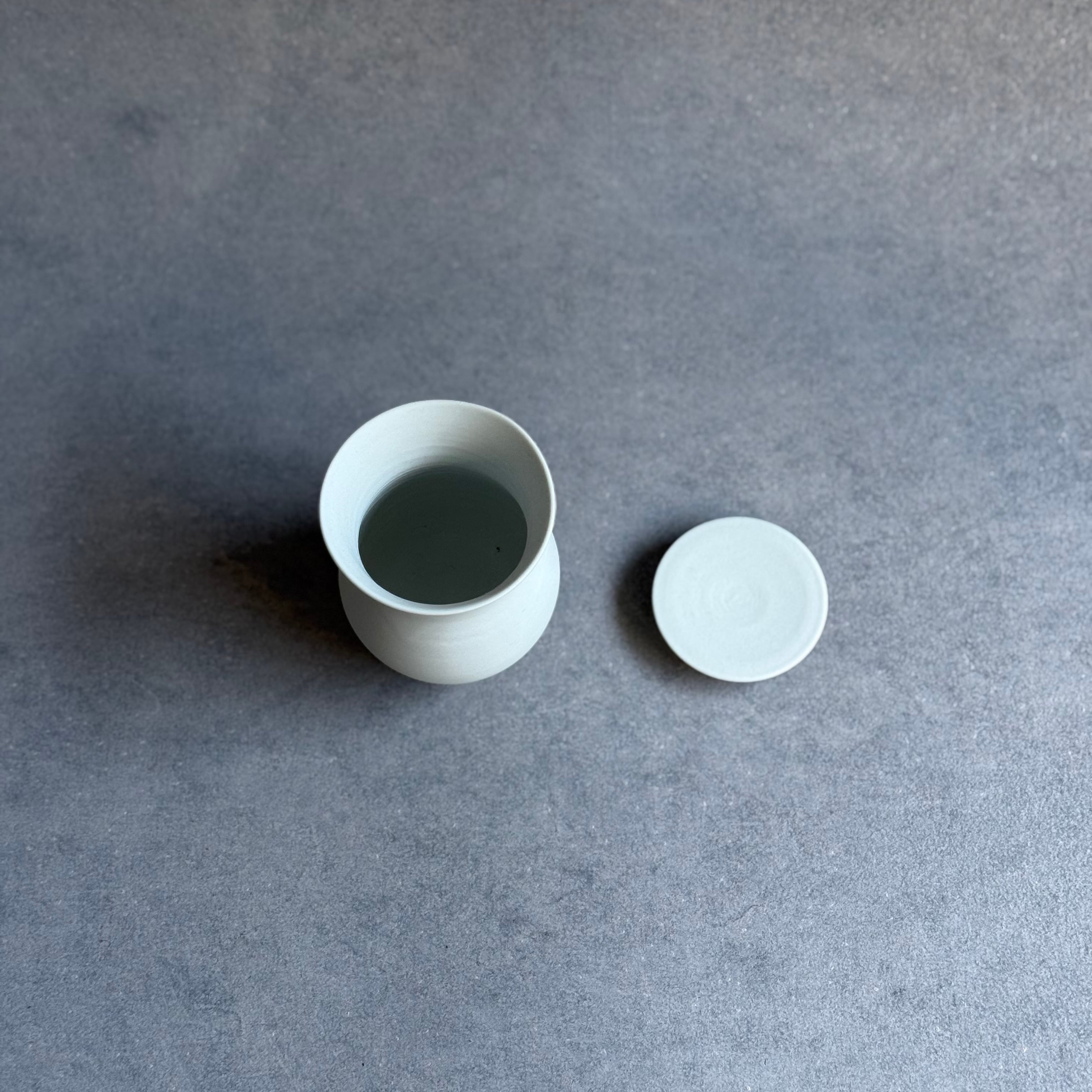 水野幸一 古白磁 蓋碗 | gallery 一白