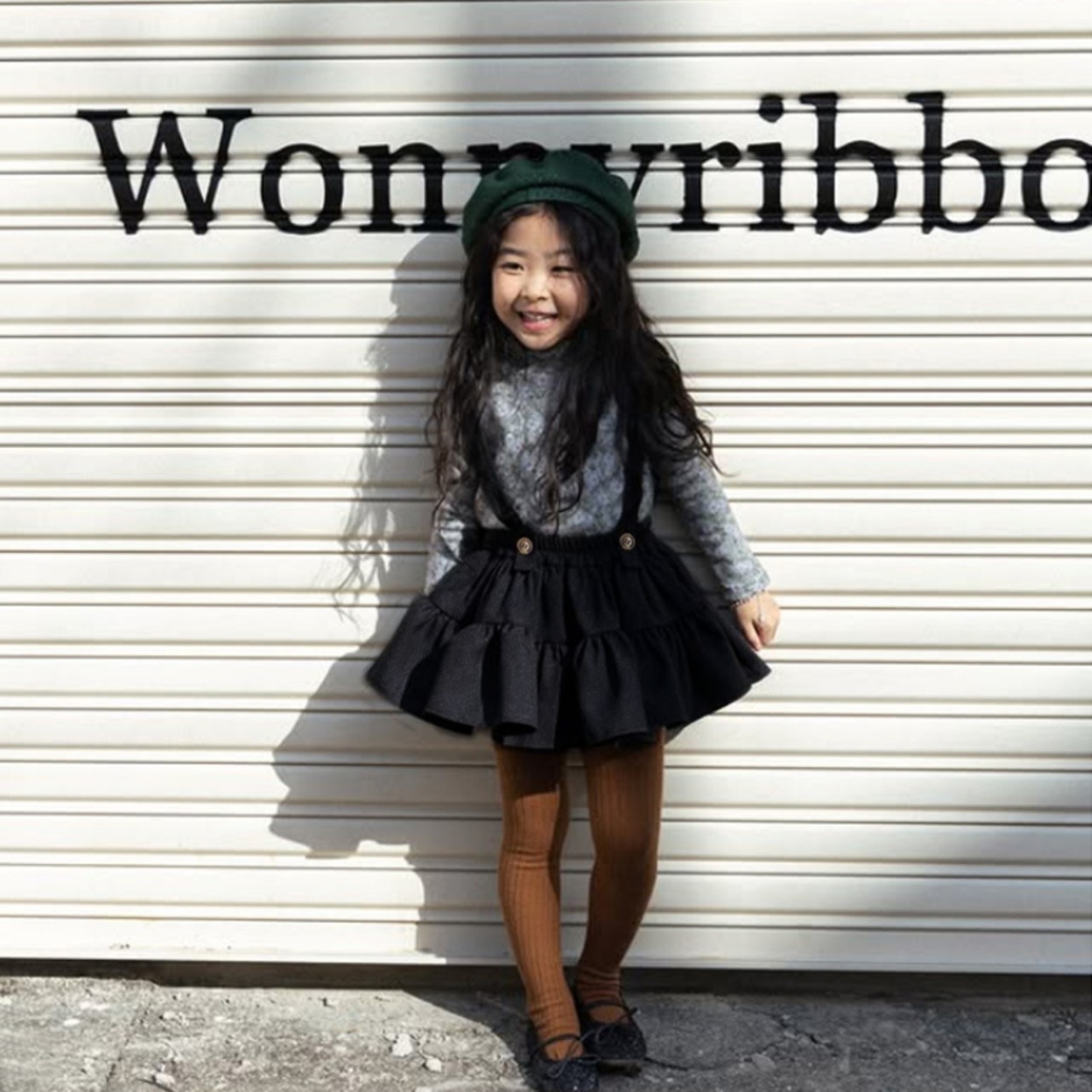 春2wayデニムティアードサロペット