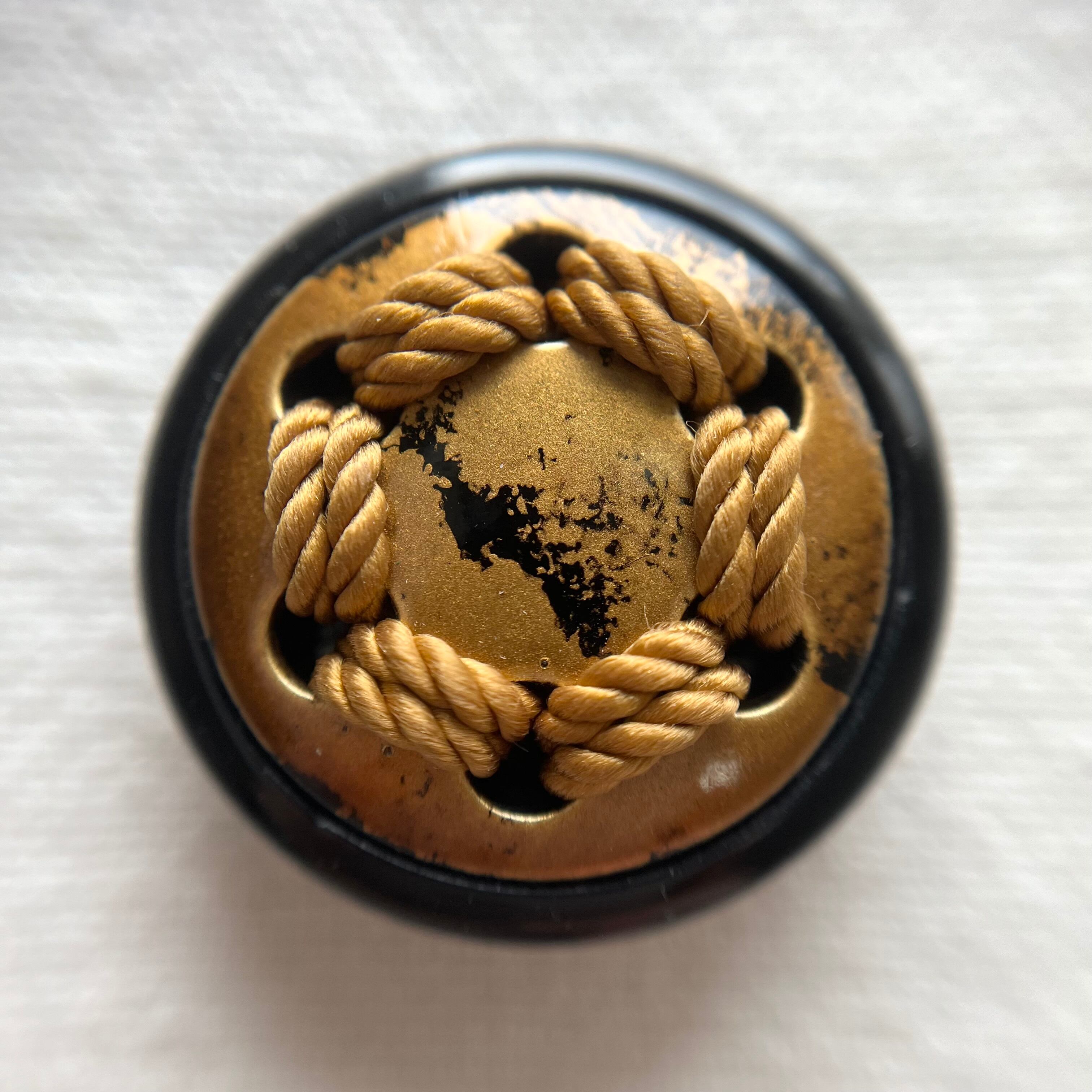 編み込みコード×メタリックライトブラウン 30㎜