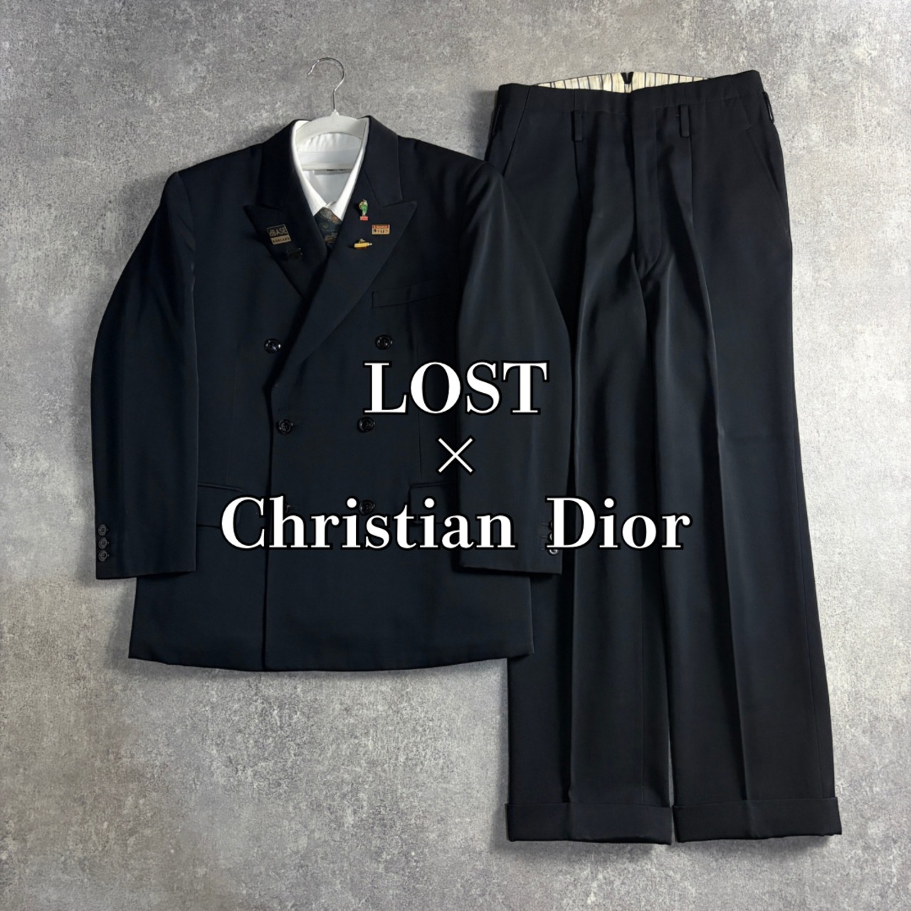 専用sHoKa様 DIOR セットアップ　スーツ　ダブル　ヴィンテージ　希少　L a2980b5875aa714869951da16c1331