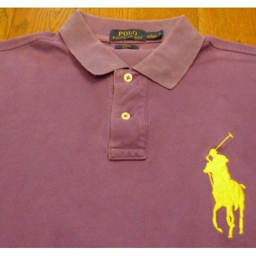 POLO RALPH LAUREN SLIM FIT メンズ 半袖 ポロシャツ (L)　　★クリックポスト（日本郵便）利用で送料無料 !!