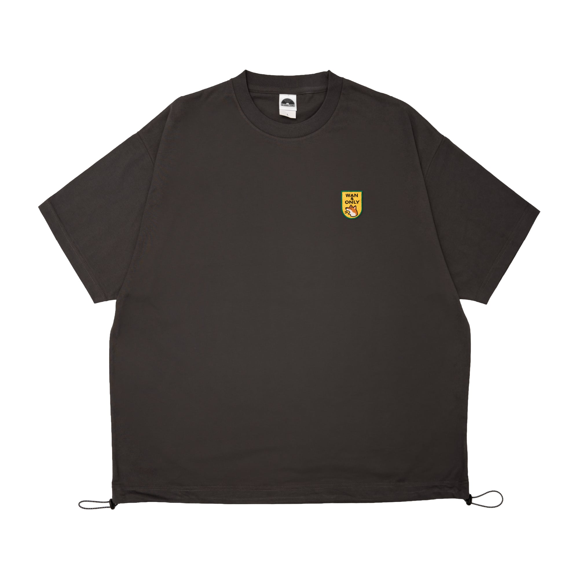 ANIMAL DAJARE PATCH DRAWCORD TEE "WAN & ONLY" / DOG-03