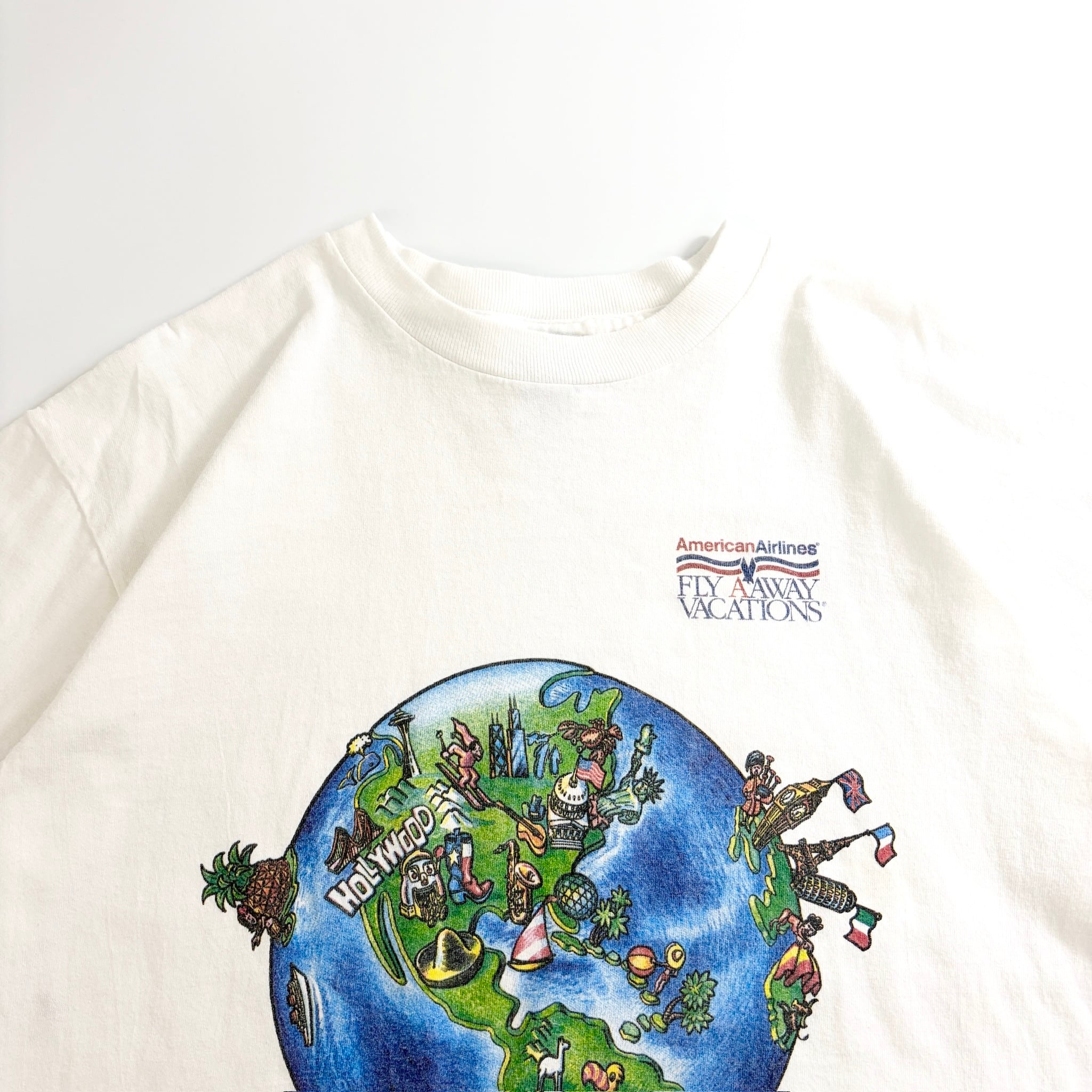 90s Earth Globe Graphic T-Shirt