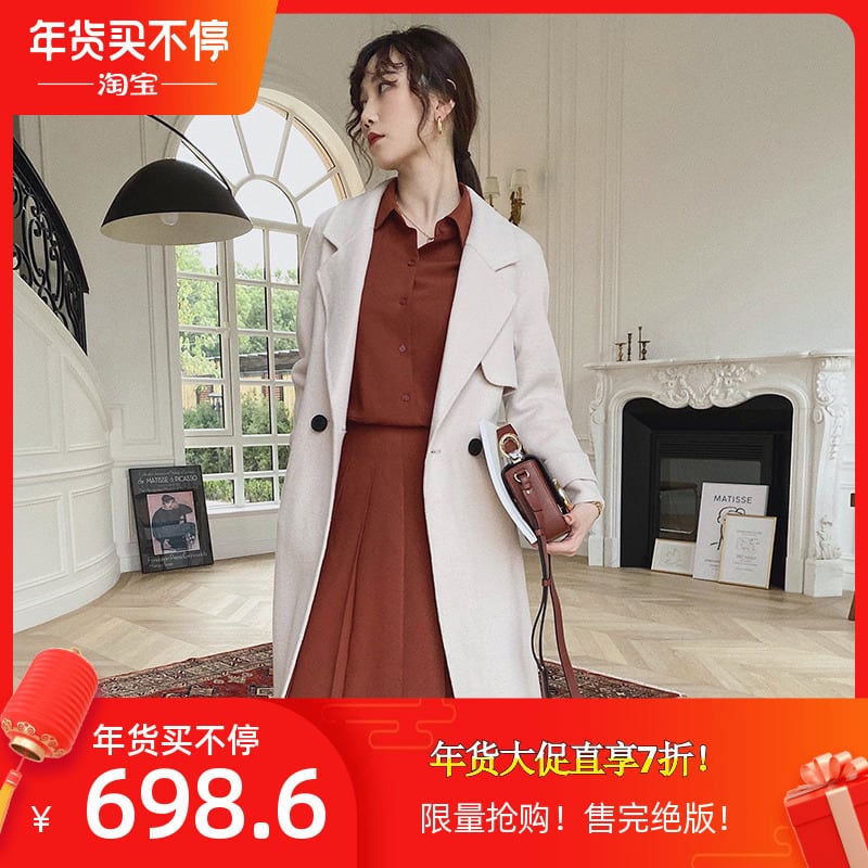 好配色 美品90s Burberry カシミヤ混 ハーフコート ダブル キャメル 好配色 美品90s Burberry カシミヤ混 ハーフコート ダブル キャメル
