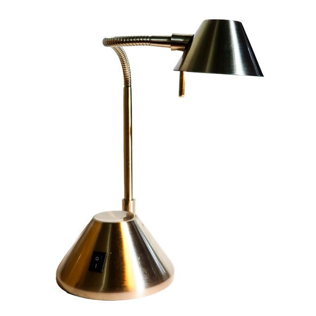 Navy base shade lamp