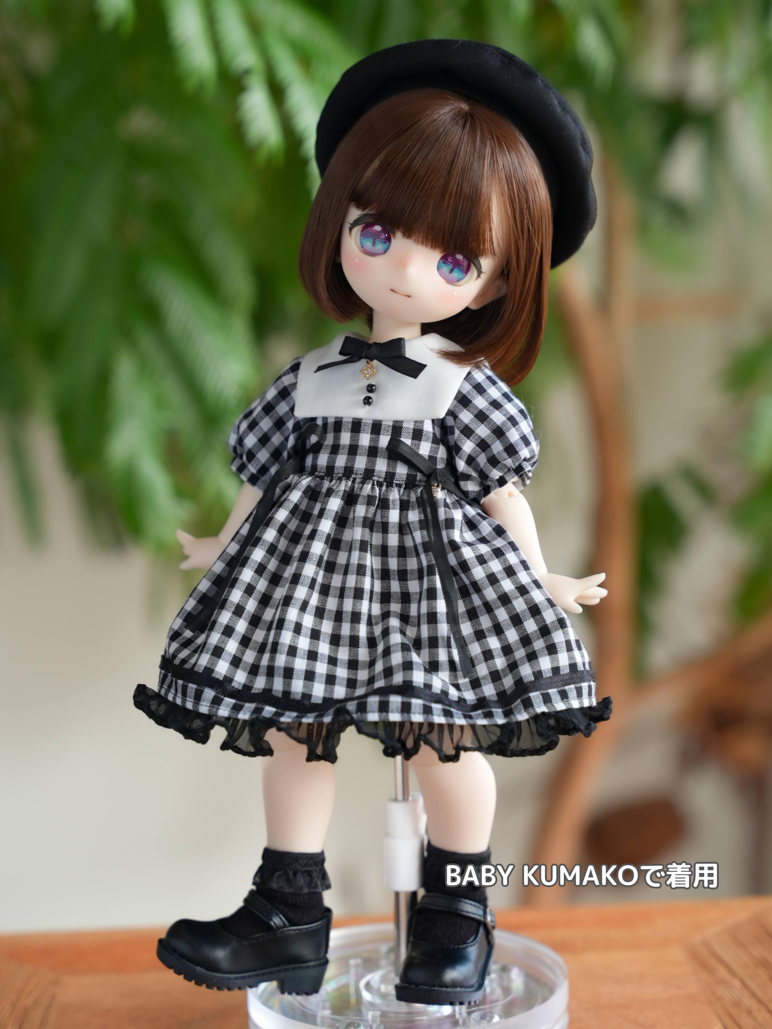 1/6 TinyFox / BabyKUMAKO【ギンガムチェックワンピセット】【Gingham