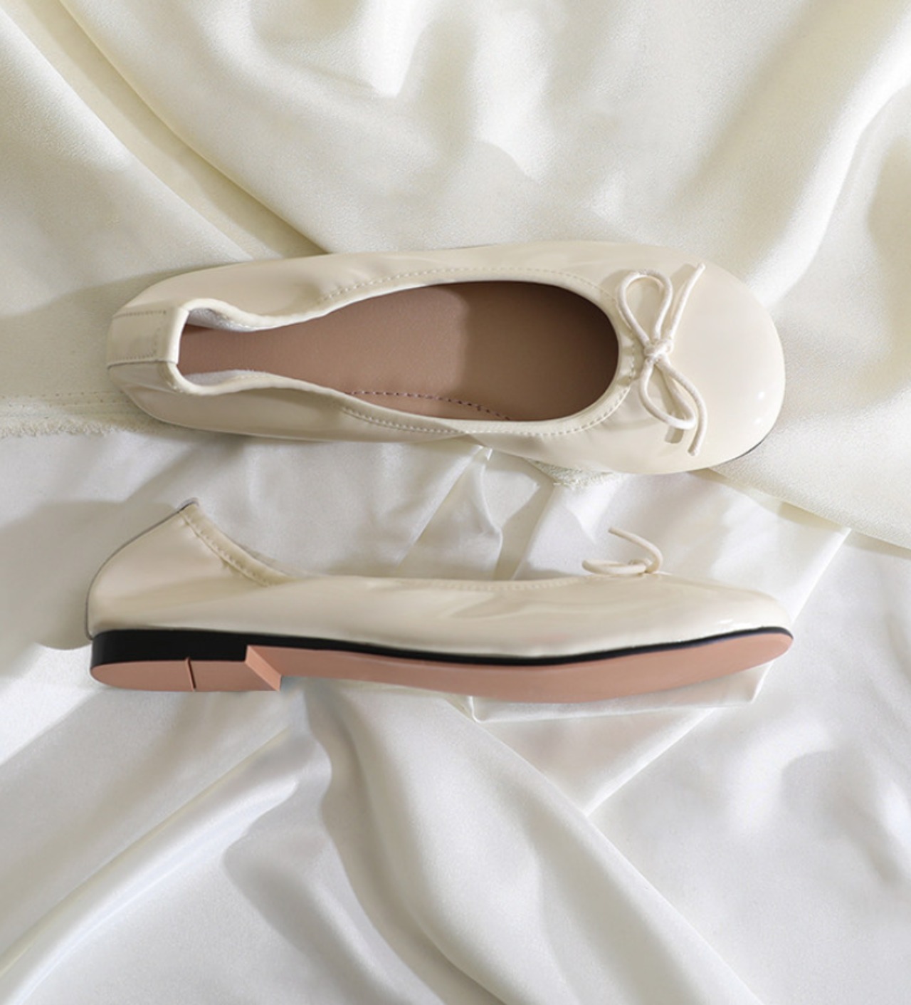 本革プリーツ・グランマシューズ・