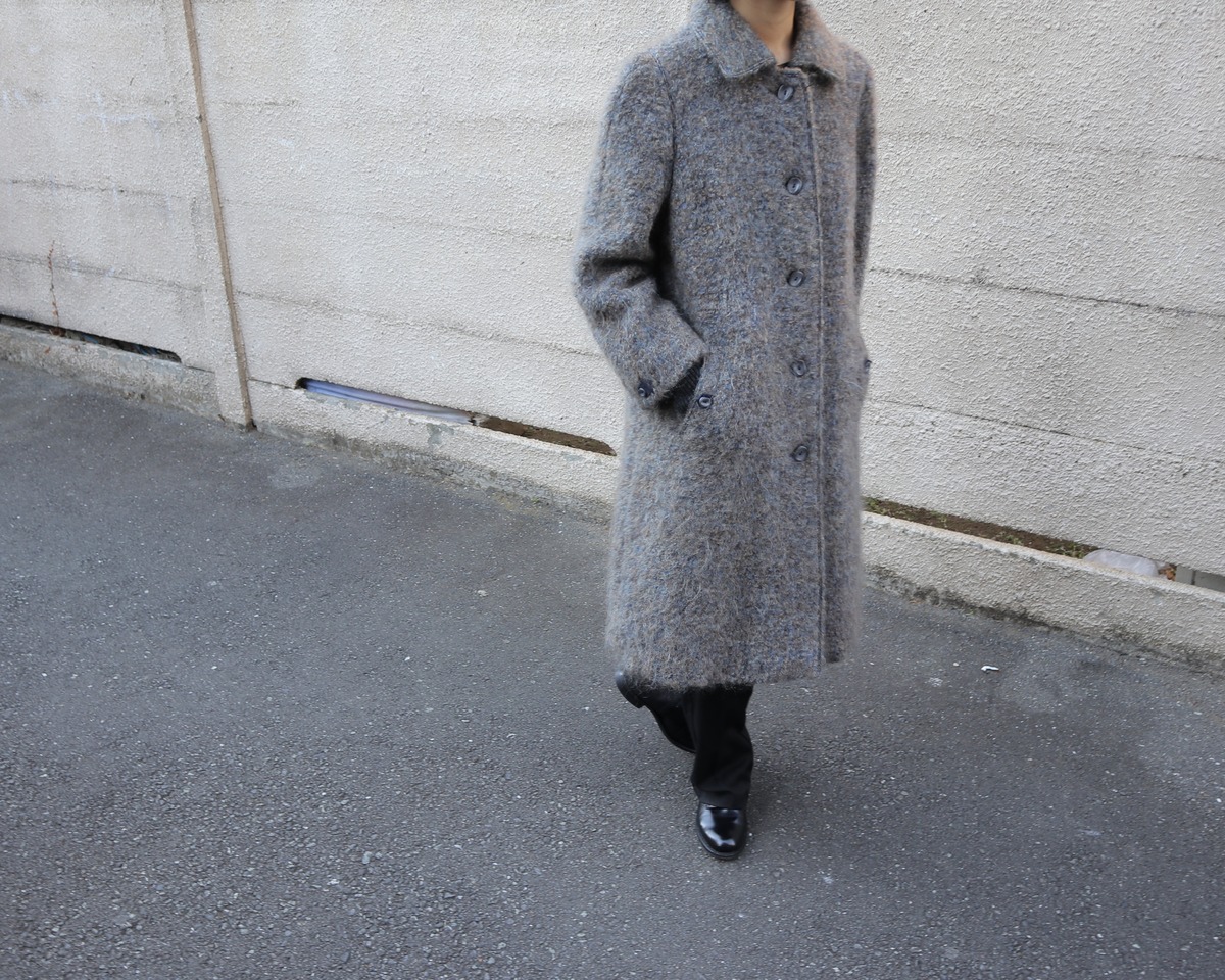70's Vintage Curly Mohair Coat | canatokyo