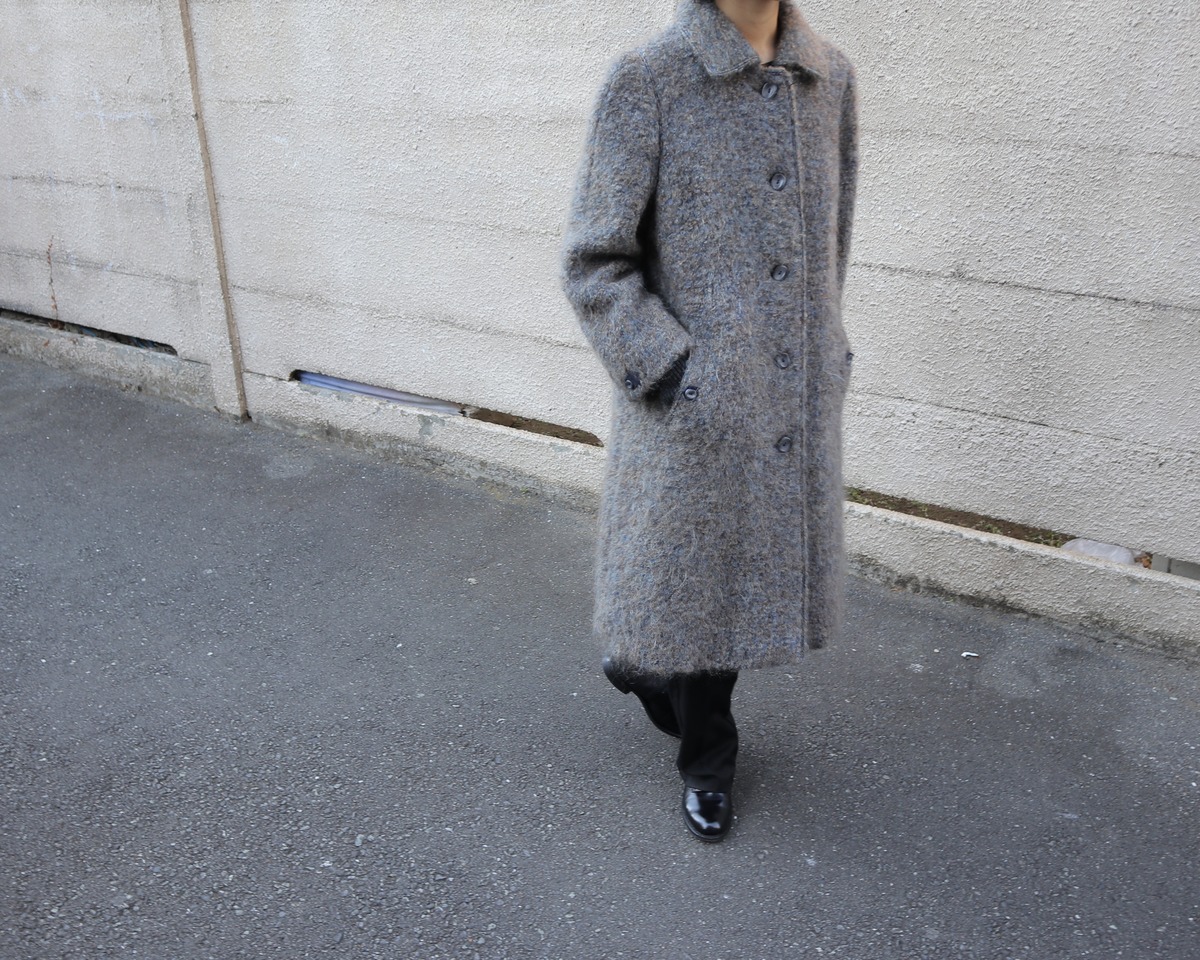 70's Vintage Curly Mohair Coat canatokyo