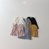 韓国子供服 / LINDO / もちもちベーシックTシャツ / 秋服 *XS~XL*