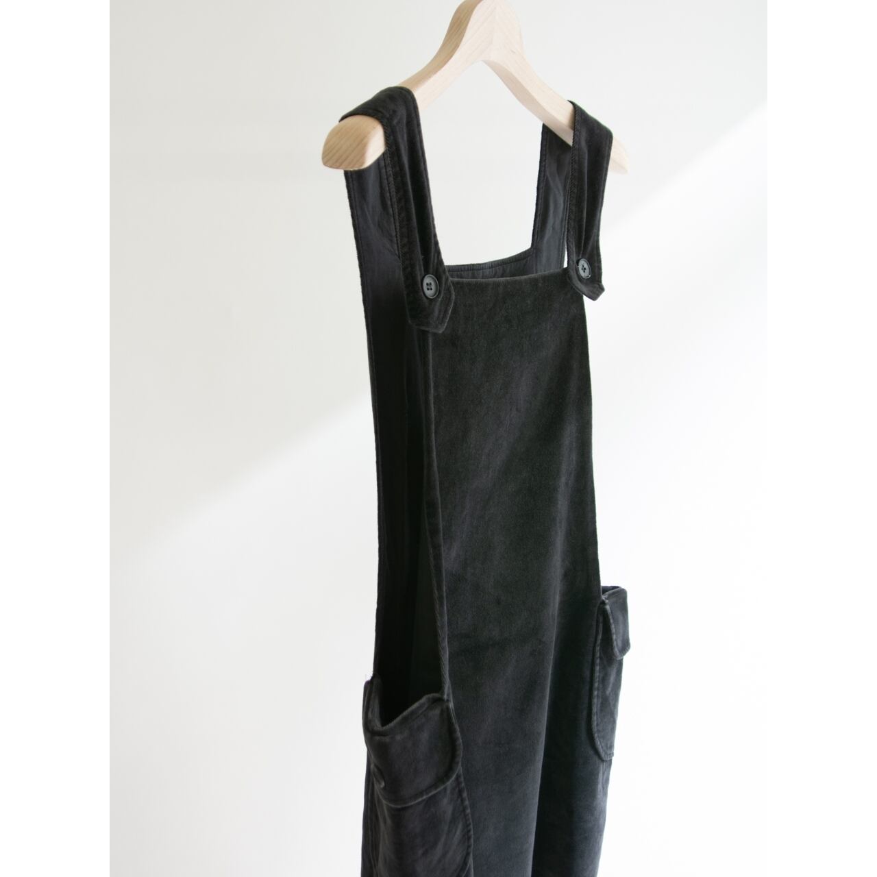 【A.P.C.】Made in France 90's 100% Cotton Velvet Jumper Dress（アーペーセー フランス製コットンベルベット ジャンパードレス スカート ワンピース）