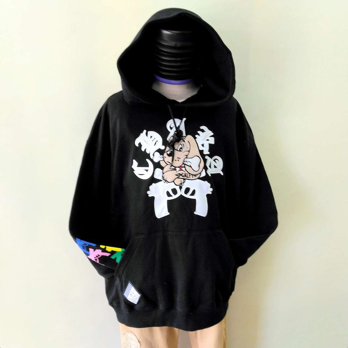 ガルフィー GALFY チャカパッチ パーカー 黒 L XL サイズ hoodie | PAY ID
