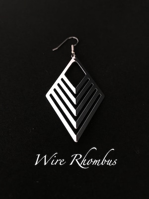 Air earrings【Wire Daiyamond】