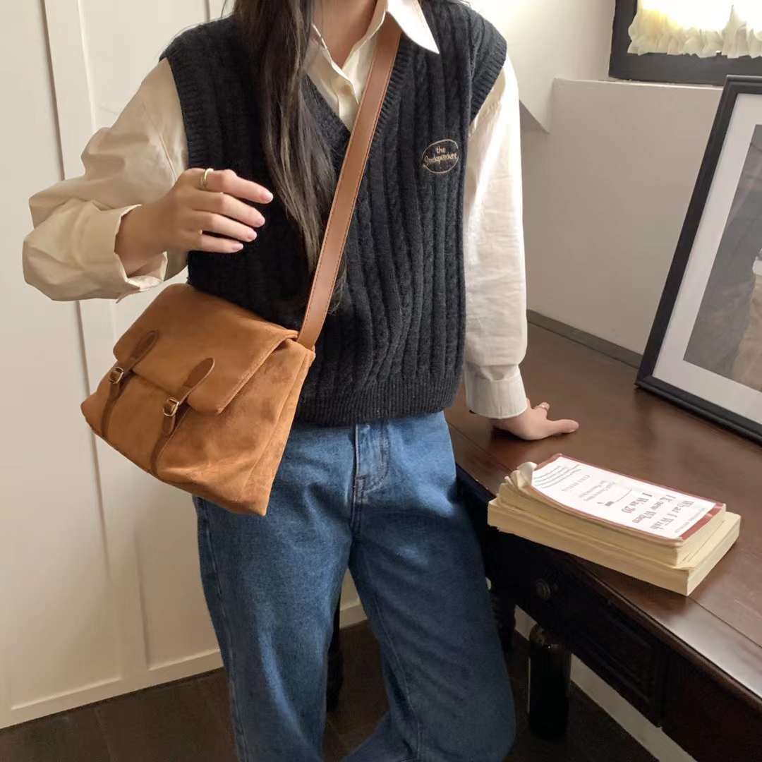 フラップショルダーバッグ　AS103-4105