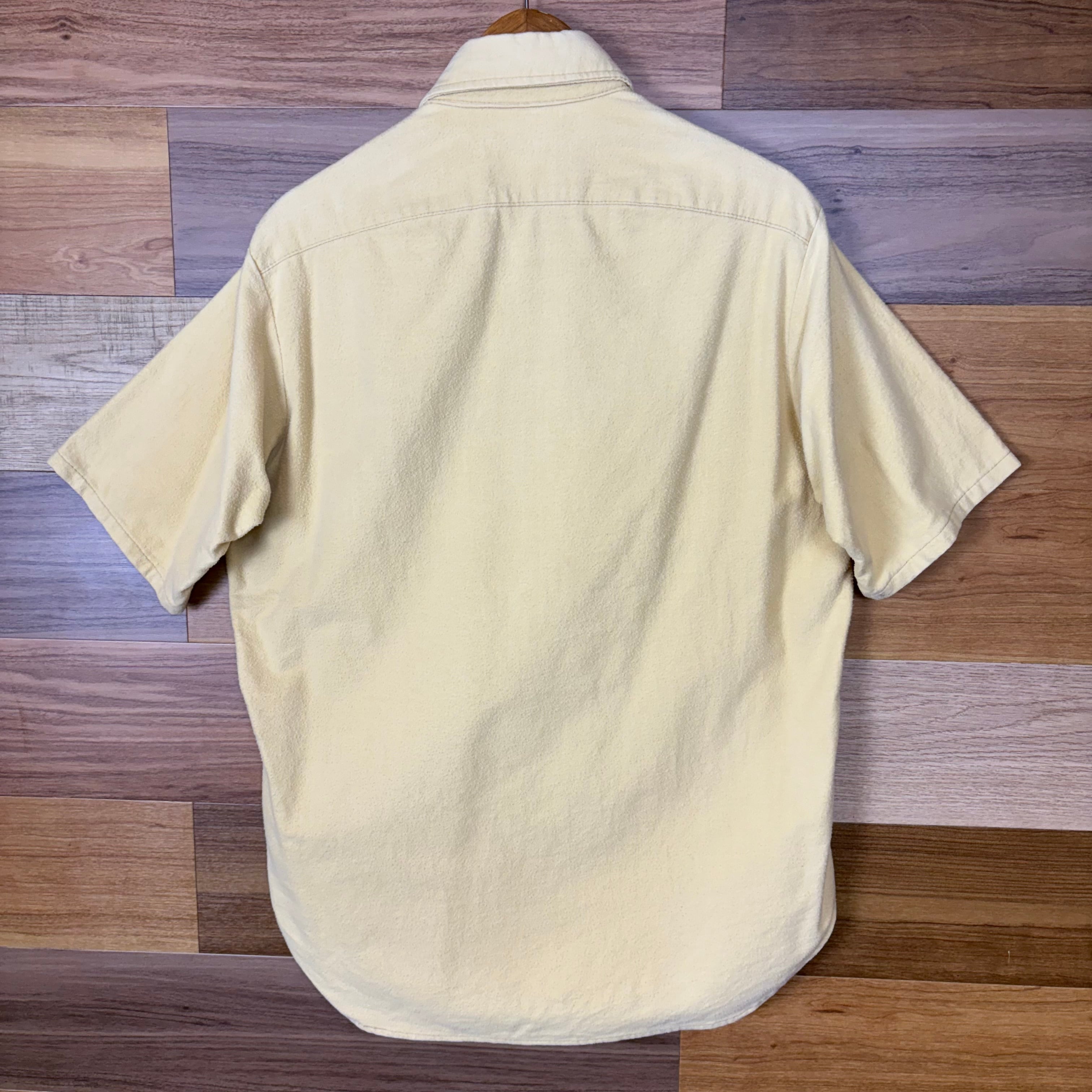 80s Eddie Bauer エディーバウアー 黒タグ シャモアクロス 半袖