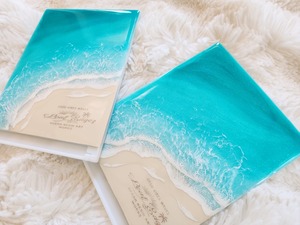 481.オーシャンレジンアート コンパクトミラー