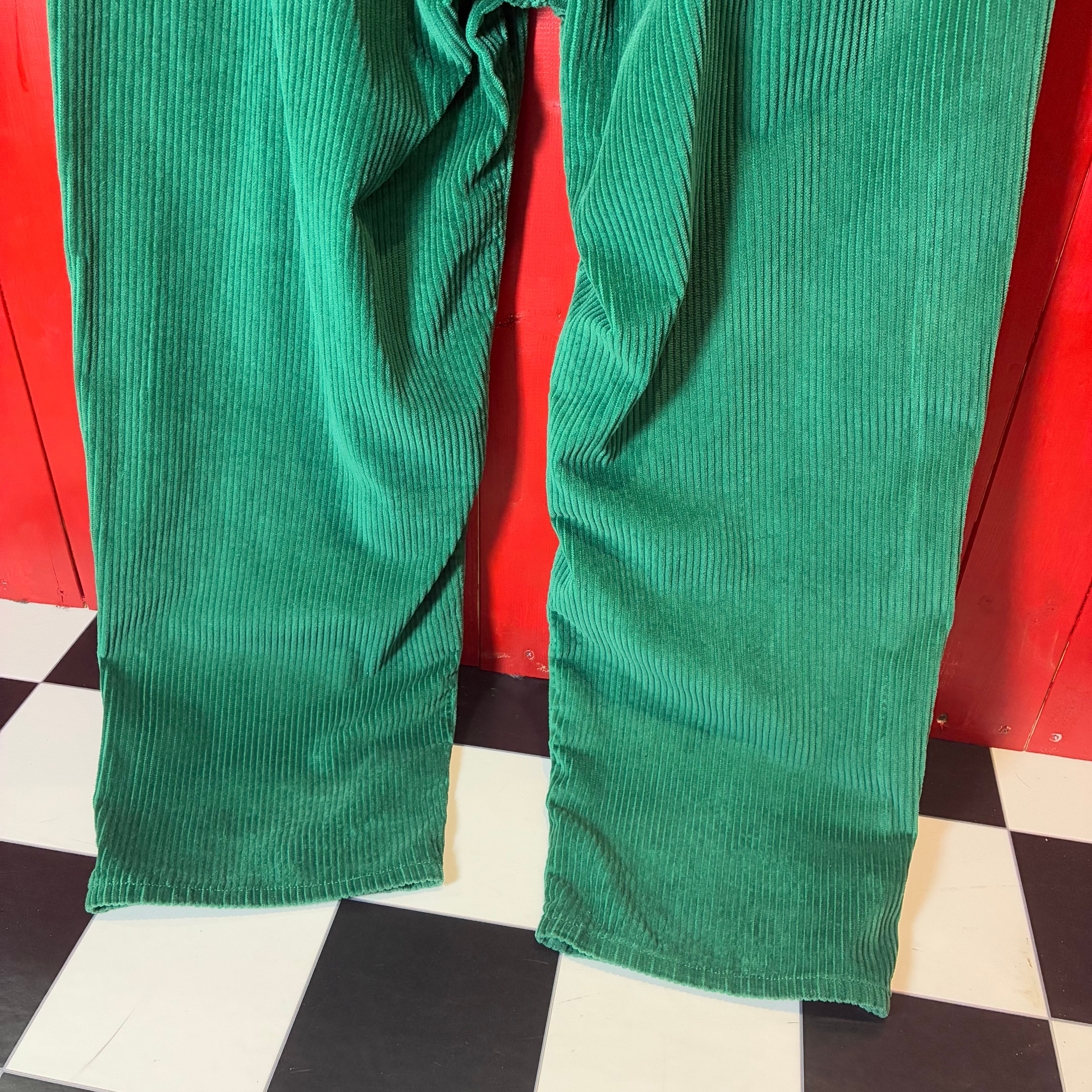 Levi's Silver Tab BAGGY 緑コーデュロイパンツ W34 リーバイス