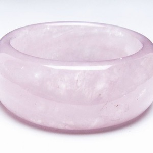 ローズクォーツ バングル 一点物 メール便可 [M便 1/10] 111-37054