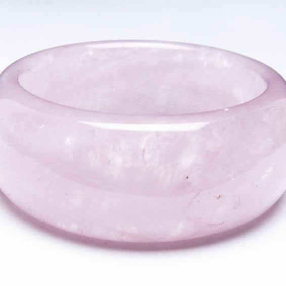 ローズクォーツ バングル 一点物 メール便可 [M便 1/10] 111-37054
