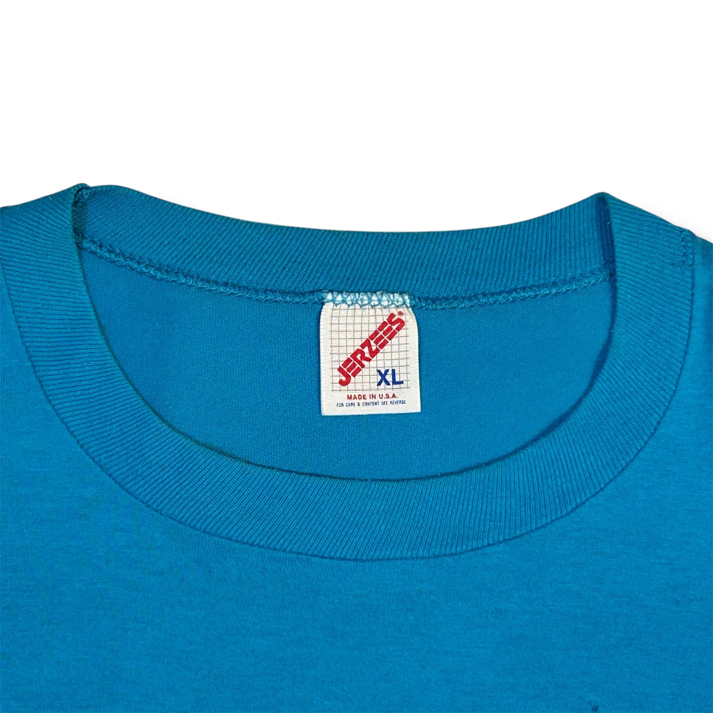 JERZEES Tシャツ 猫 メンズ XLサイズ ブルー