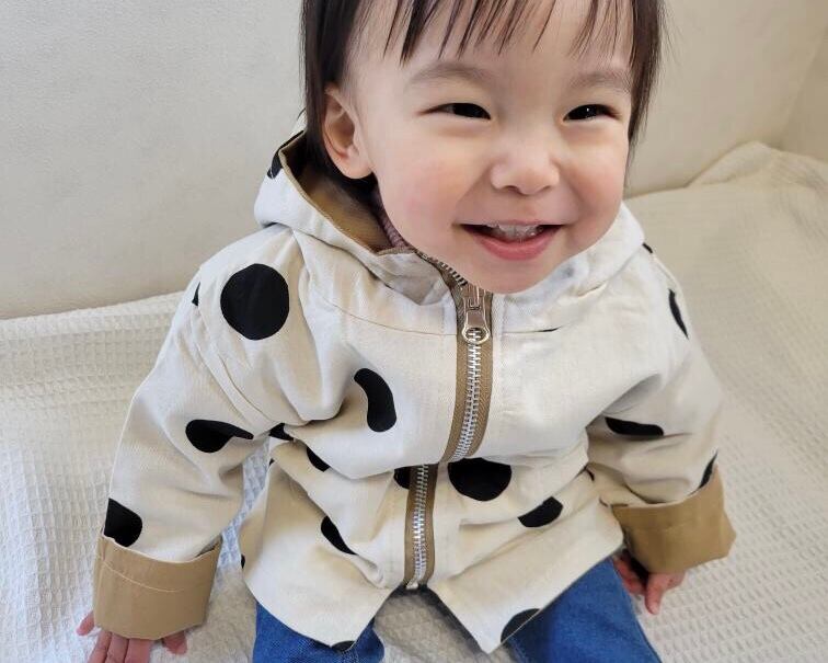 リバーシブル / ウインドブレーカー / アウター / 女の子 / 男の子 / 〜5才( A・B )