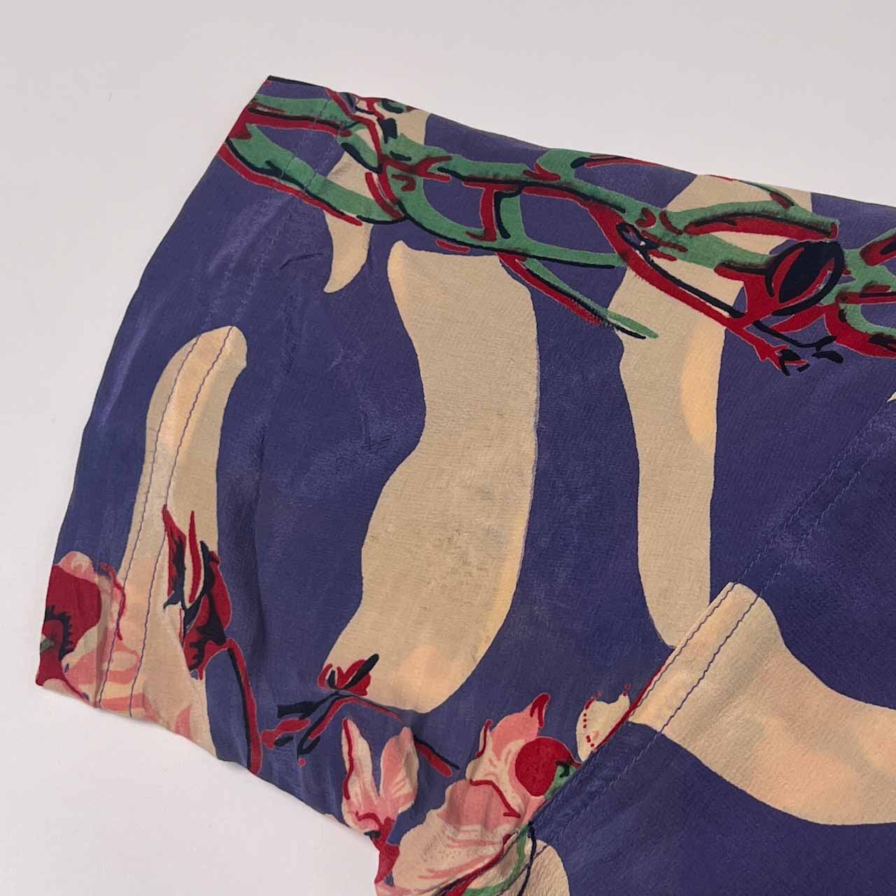 50s 復刻 シルク100% AVANTI SILK アヴァンティシルク