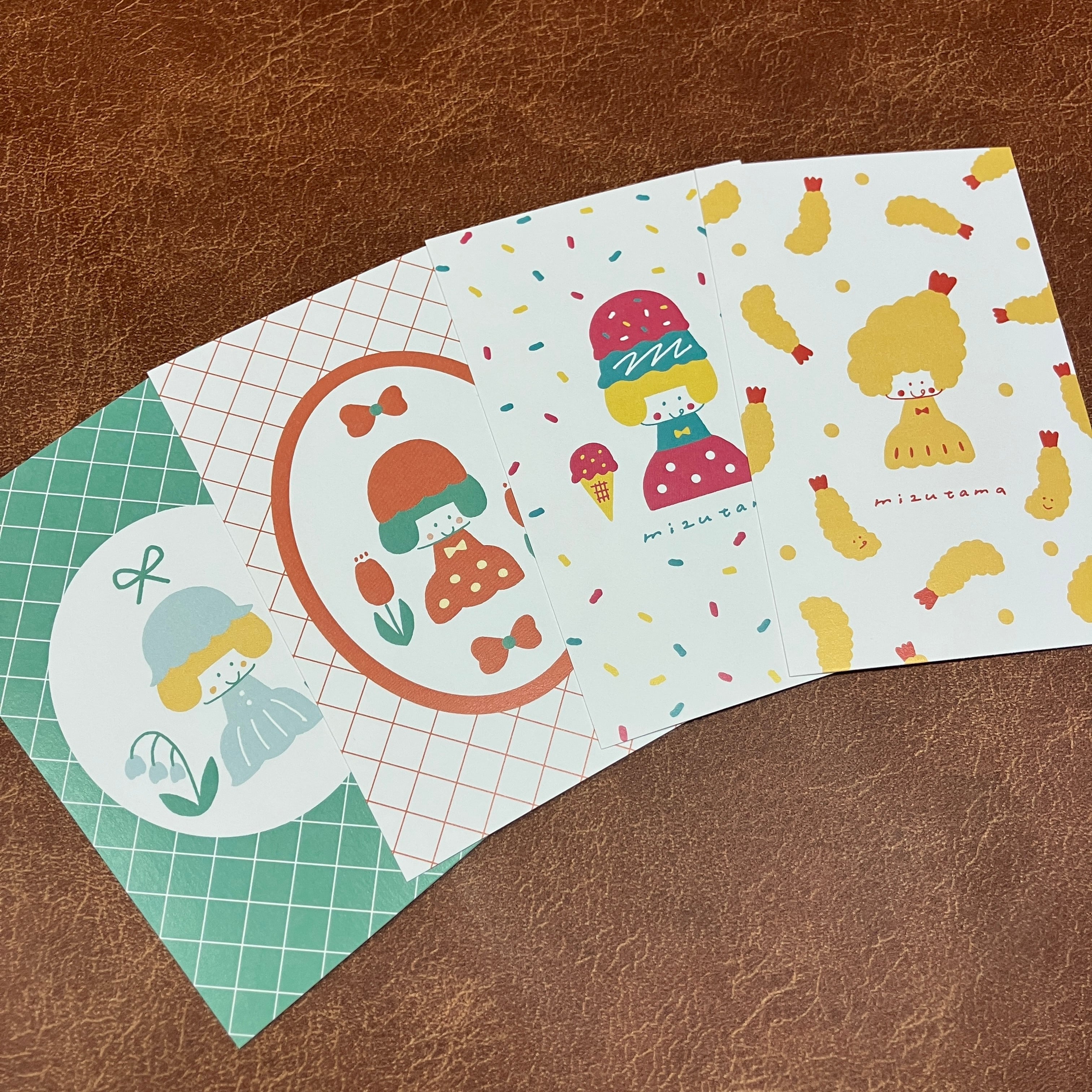 mizutama  喫茶ミズタマ　ダイカットミニレターセット  ナポリタン mizutama 喫茶ミズタマダイカットミニレターセット ナポリタン