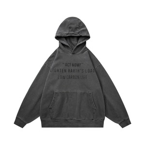 Front letter design hoodie C4551