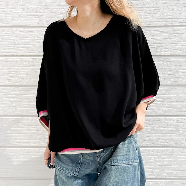 リブヘムライントップス