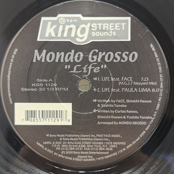 Mondo Grosso Feat. Face, Paula Lima & Bird / MG4BB / Life [KSS 1129] - 画像1