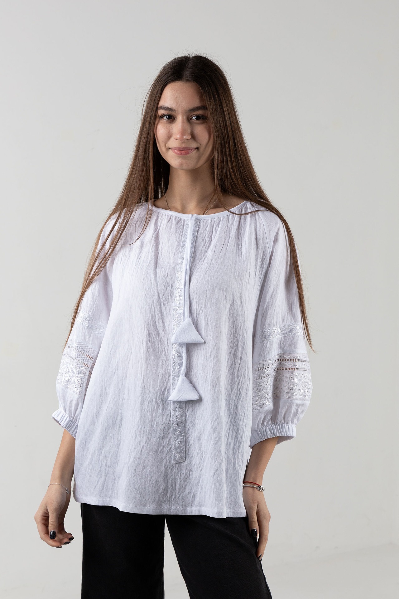 ウクライナ刺繍ヴィシヴァンカ　手刺繍　レディース・フリーサイズ - 5