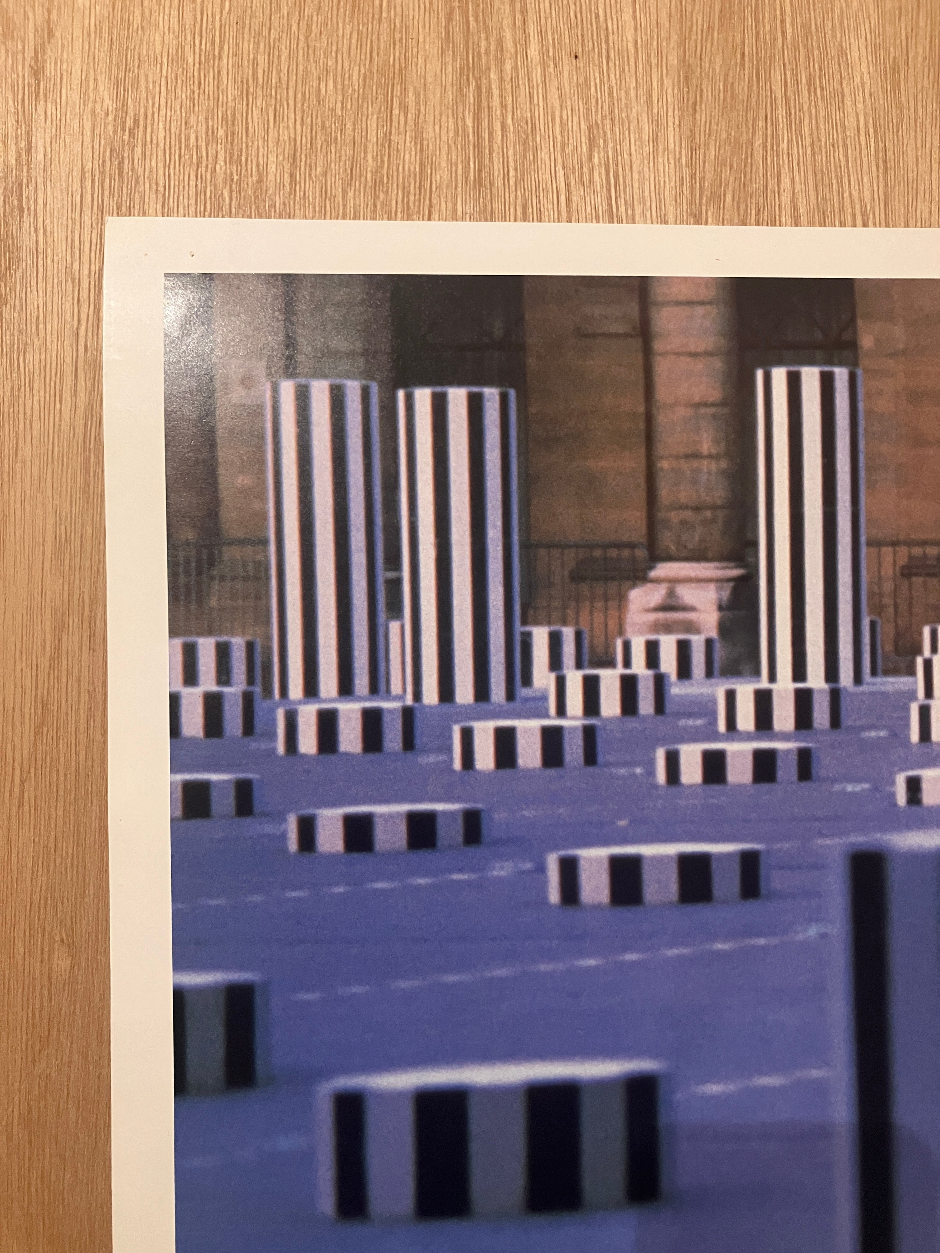 ポスター】ダニエル・ビュラン展 Daniel Buren 1989 [s0018