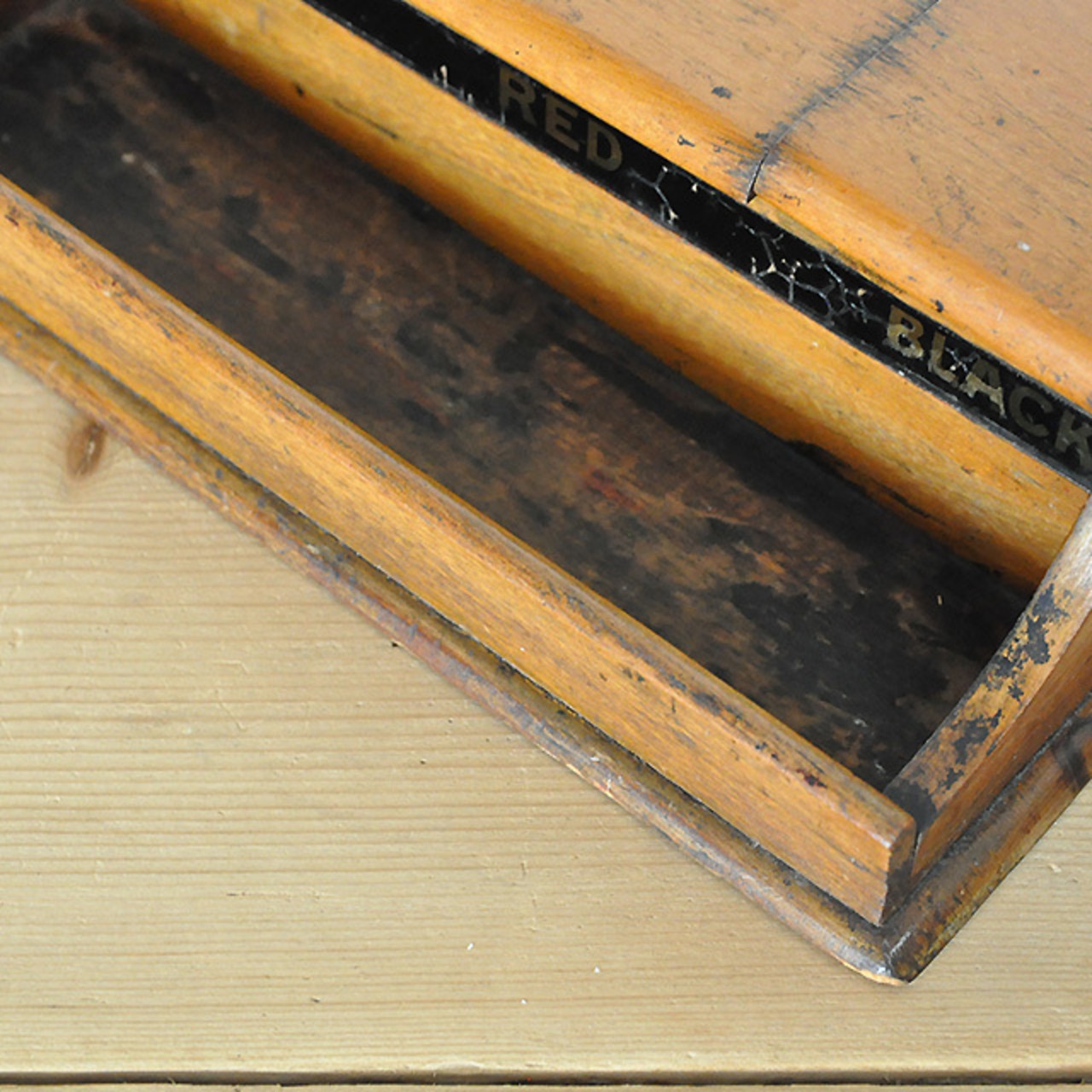 Ink well & Wooden Tray / インク壺 & ウッドトレイ / 1911-0228