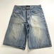 00s QRUEL baggy denim shorts