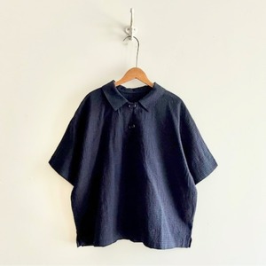 C53062 C/L Gingham & Stripe Flat Collaer Shirt