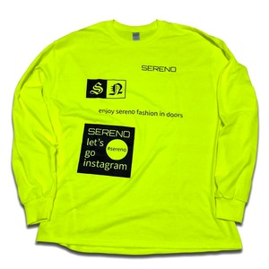 SERENO FRONT LOGO LOGO TEE【YELLOW】