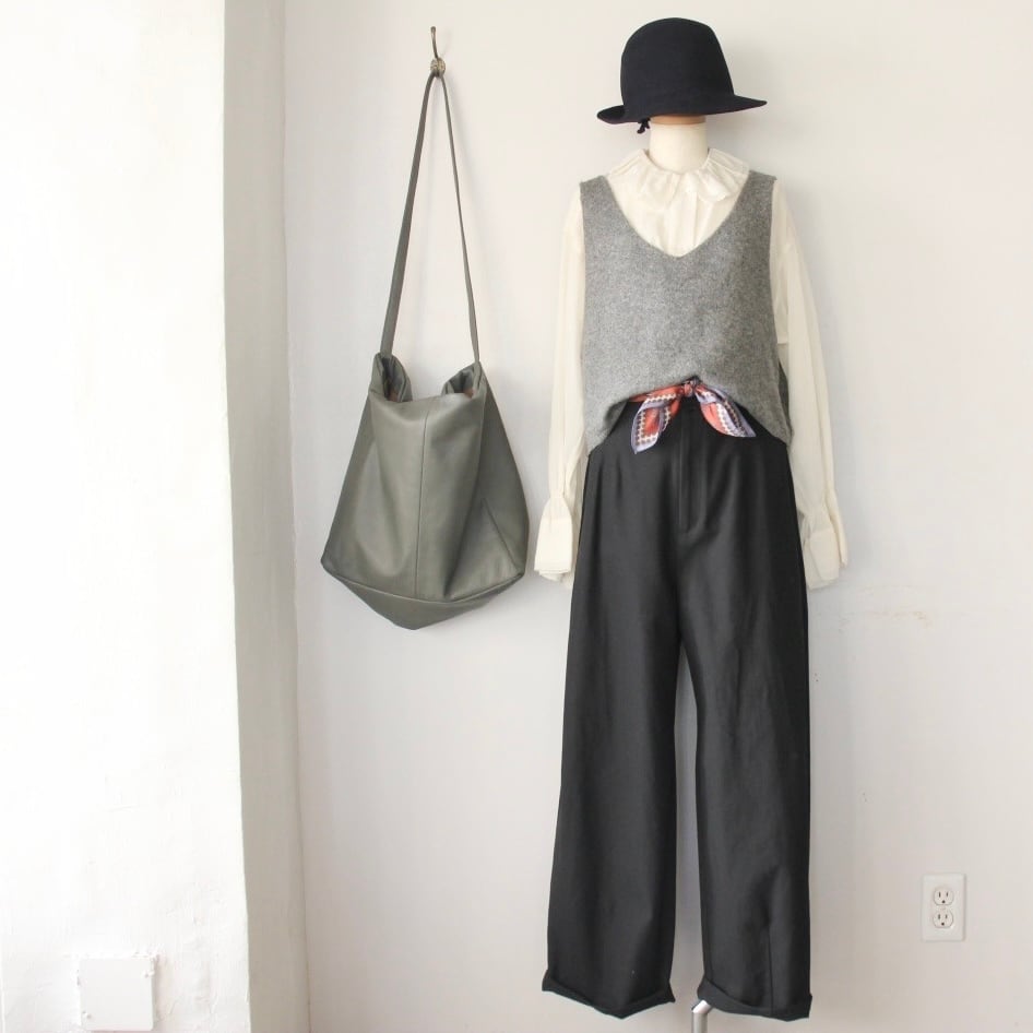 Ampersand 2way WP leather tote bag L（2ウェイ防水レザートート