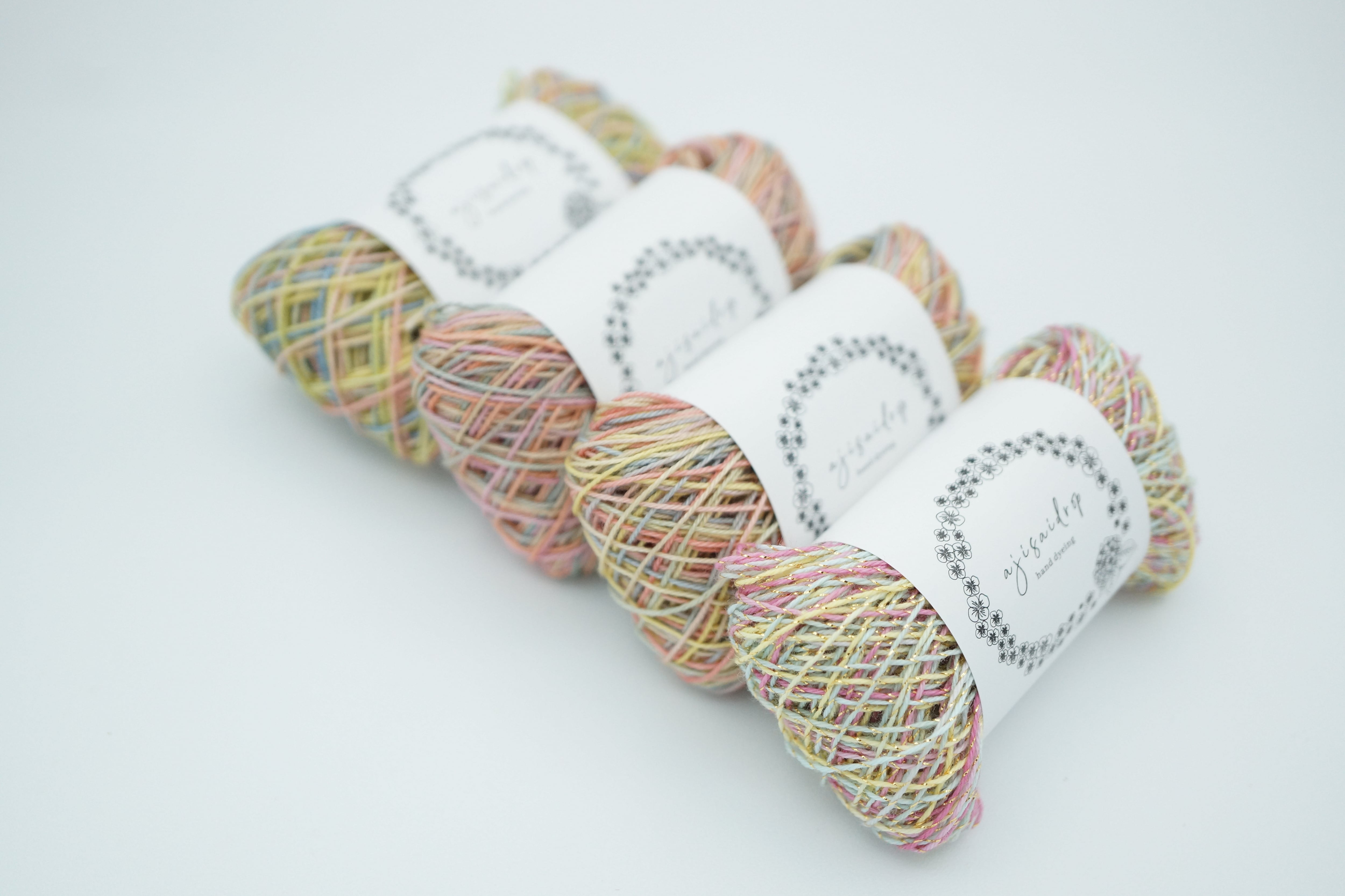手染め糸-hand dyeing threads- | ajisaidrop