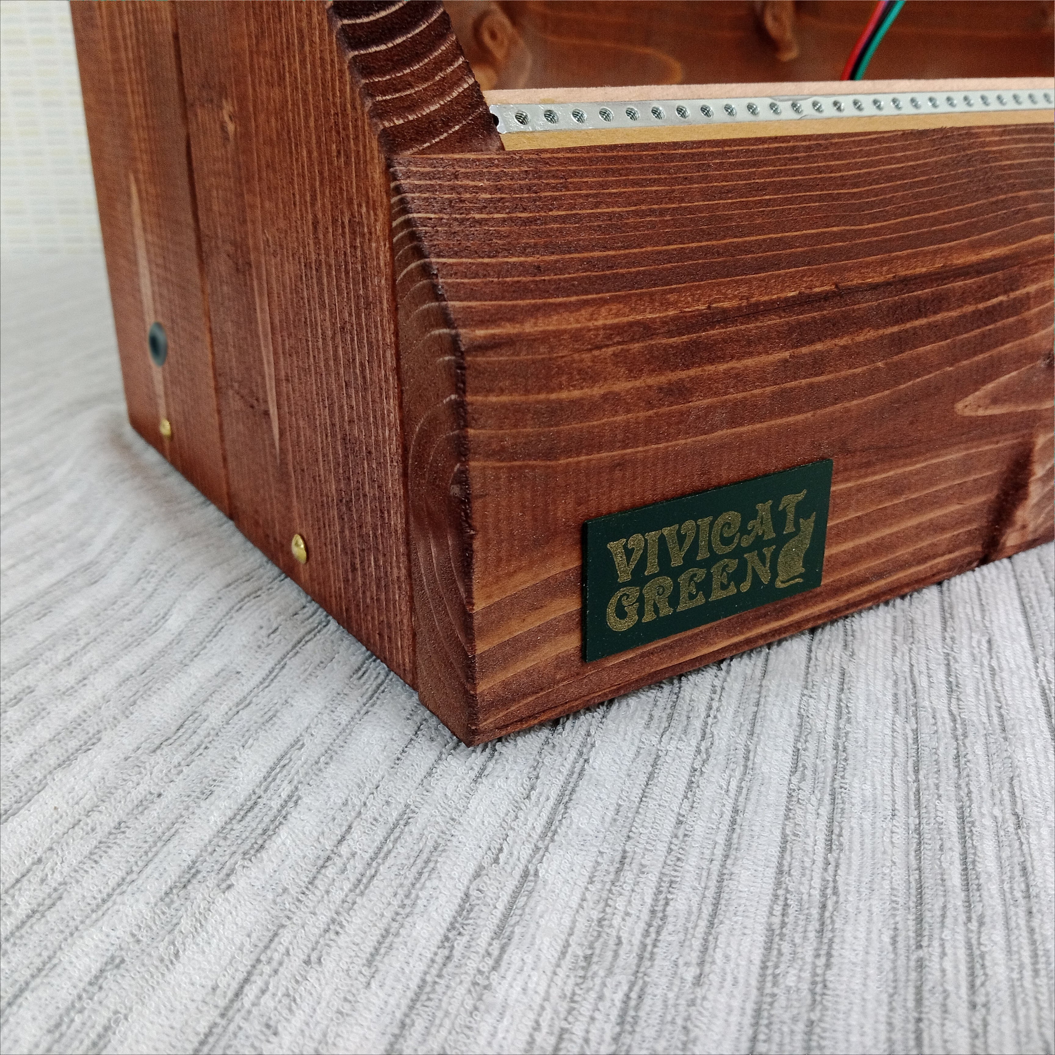 6U 168HP Eurorack Wood Case with Power Unit VG-843-P | Vivicat