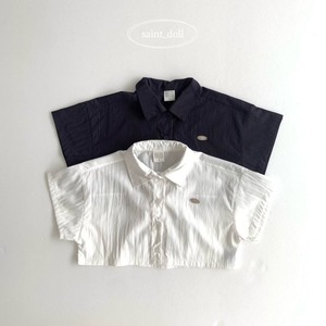 [SAINTDOLL] Back Ribbon Short Sleeve Shirt +fee / [세인트돌] 뒷리본반팔셔츠