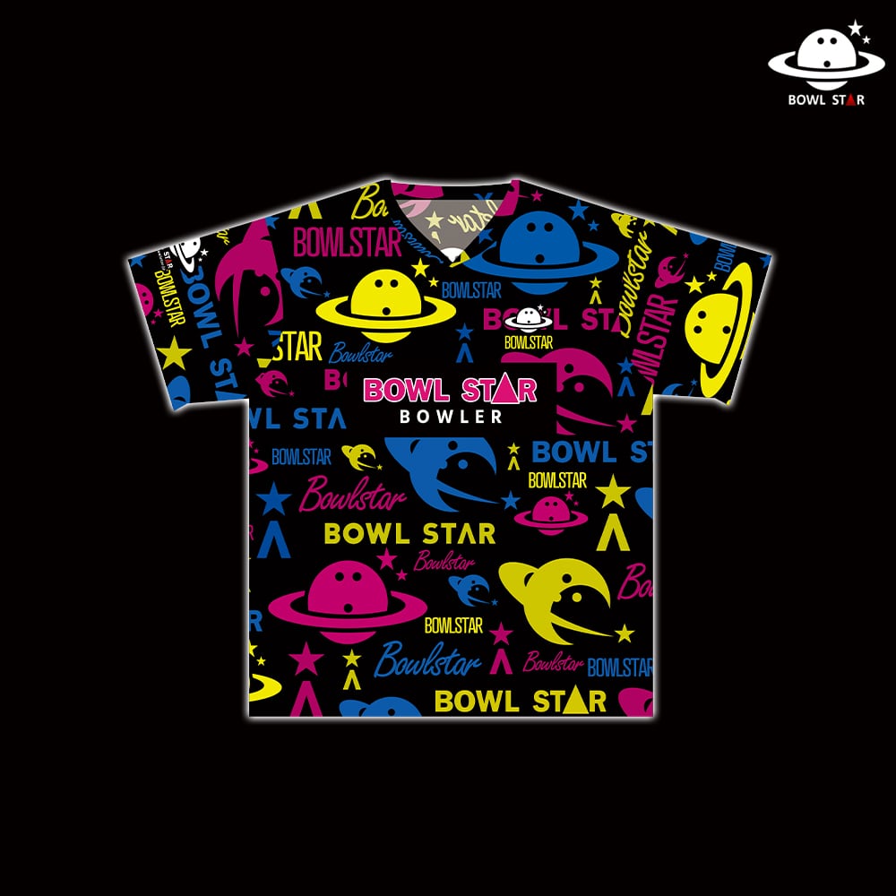 ボウルスター・ネオン[Vネックウェア-20]ネーム入り・完全受注生産