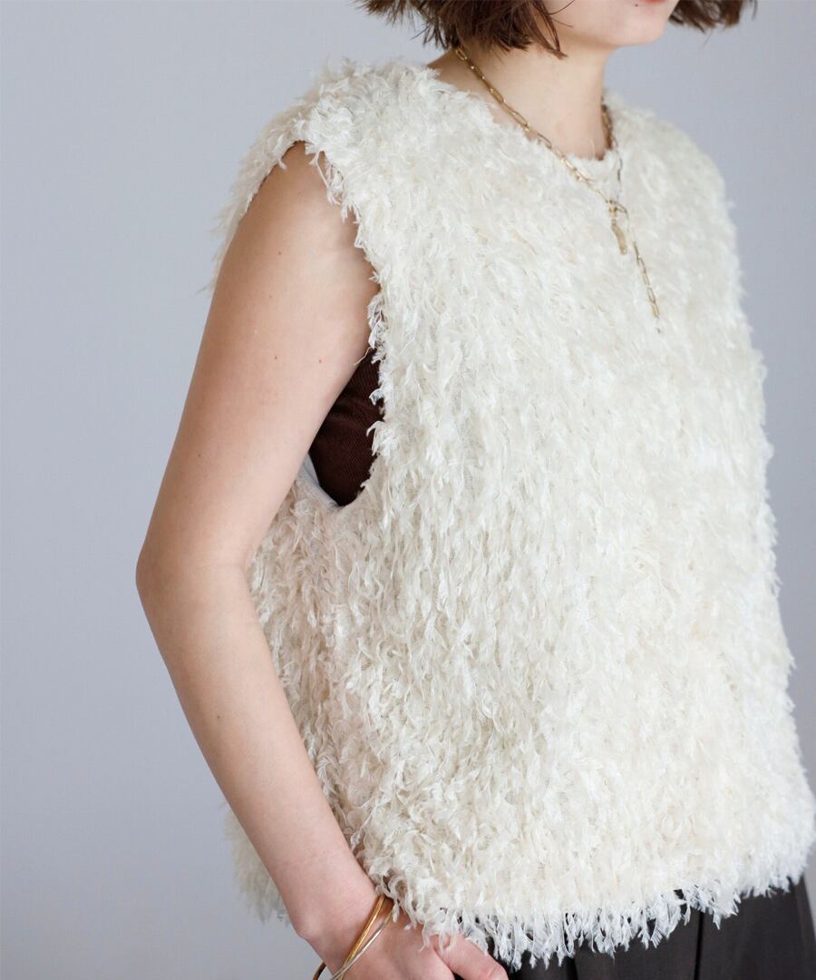 フリンジ前後2WAYベスト【t-11282】.