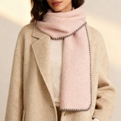 ステッチトリムシンプルマフラー H0060